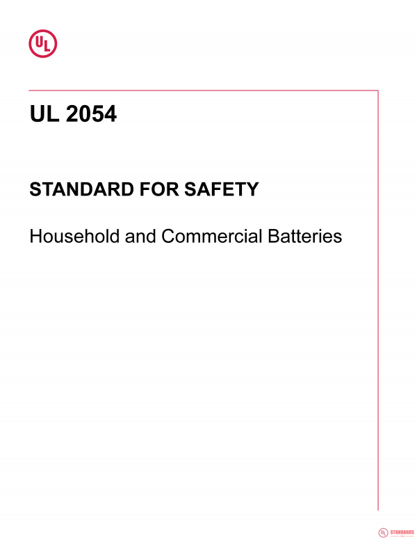 UL 2054 PDF UL 2054 PDF
